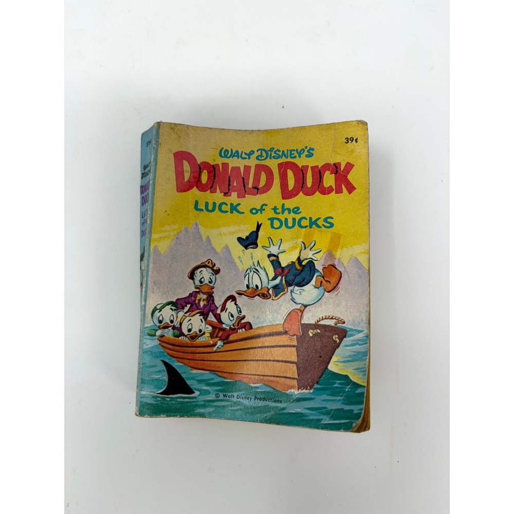 Vintage 1969 Donald Duck Luck of the Ducks Whitman Big Little Book 5764 Disney